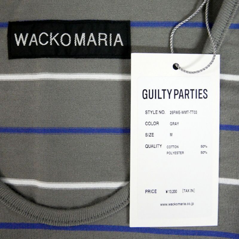WACKO MARIA ワコマリア 国内正規 25AW STRIPED TANK TOP TYPE-2