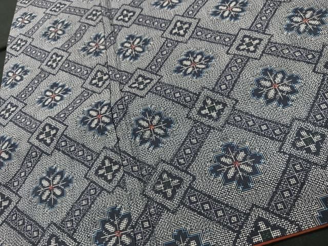 平和屋着物□本場村山大島紬 天井花文 正絹 逸品 CABB3135xe - メルカリ