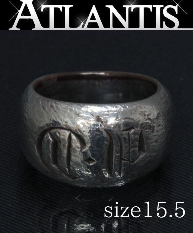 CHROME HEARTS クロムハーツ シールスタンプ リング 指輪 シルバー SV 925 約15.5号 101143