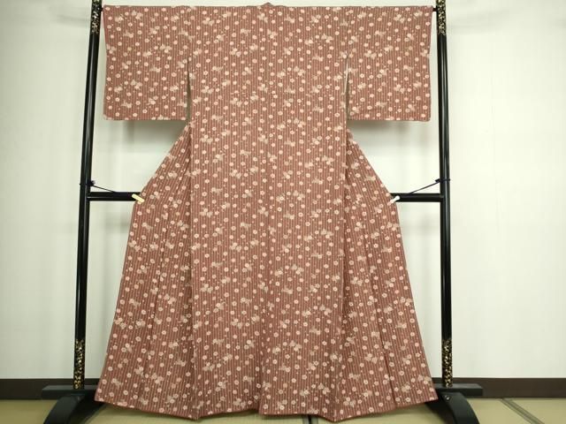 平和屋着物□上質な小紋 枝梅文 正絹 逸品 DABA9619sf - メルカリ