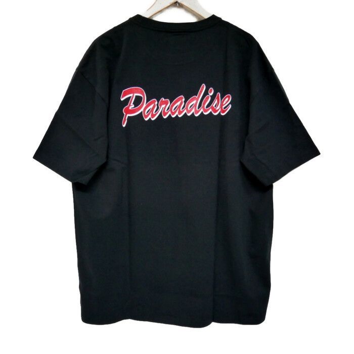 WACKO MARIA ワコマリア 正規 25 AW WASHED HEAVY WEIGHT T-SHIRT TYPE-8 ウォッシュドヘビーウェイトTシャツ Paradise 日本製 FW-WMT-WT 10 BLACK ブラック 黒 L