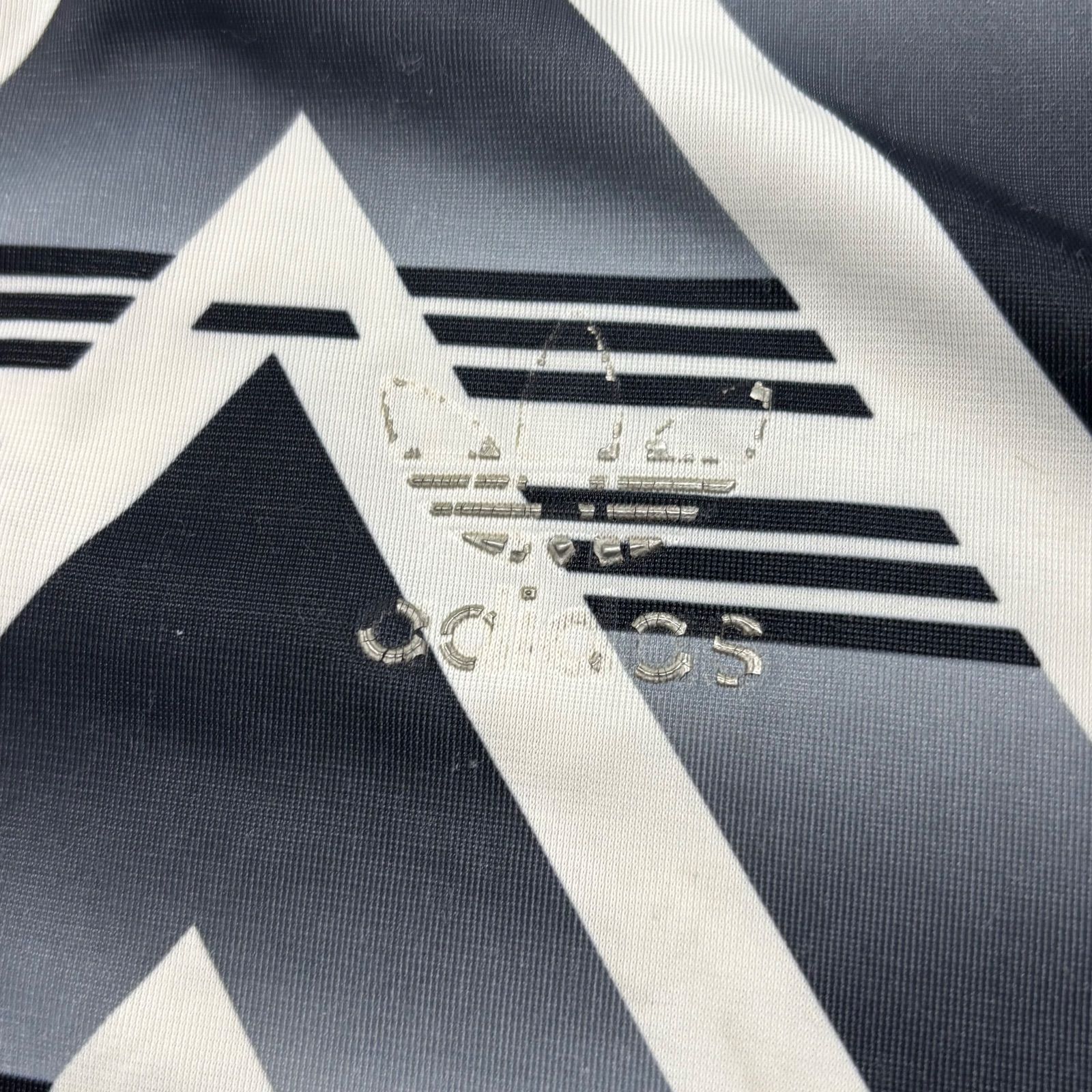 アディダス トラックジャケット ジャージ XL 総柄 幾何学模様 ギザギザ