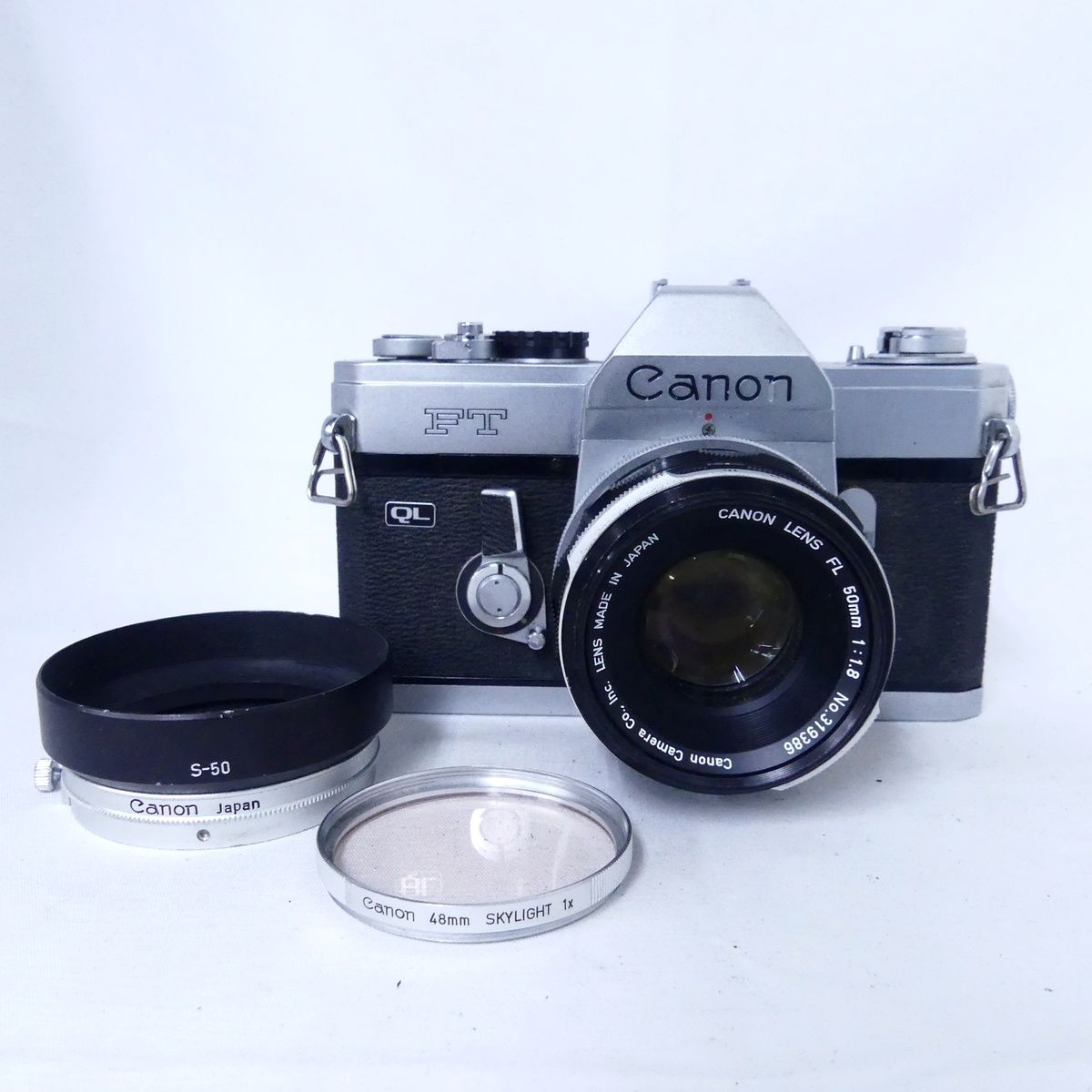 Canon キヤノン FT QL + FL 50mm f1.8 フィルムカメラ 一眼レフ