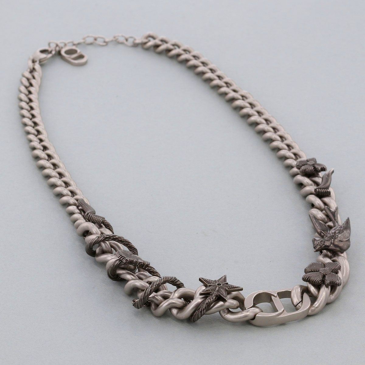 Christian Dior クリスチャンディオール チェーンリンク ネックレス