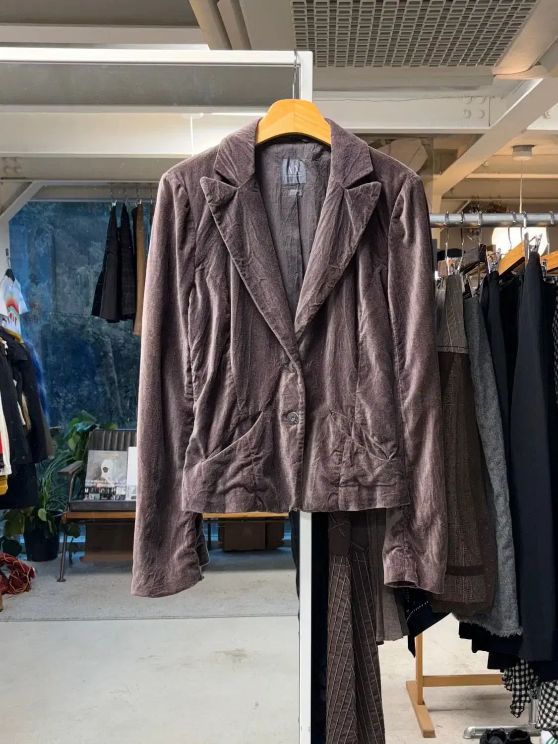 ARMANI EXCHANGE ツアーベルベット ジャケット