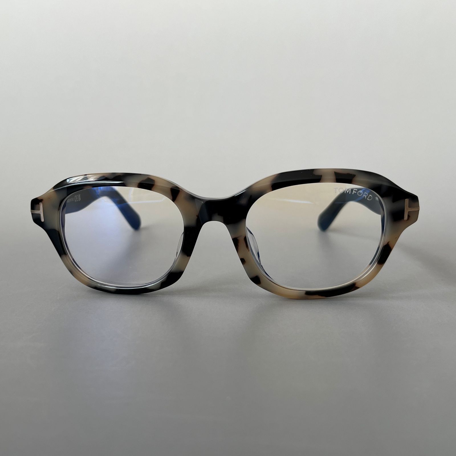 トムフォード メガネ TOM FORD アジアンフィット ウェリントン グレー
