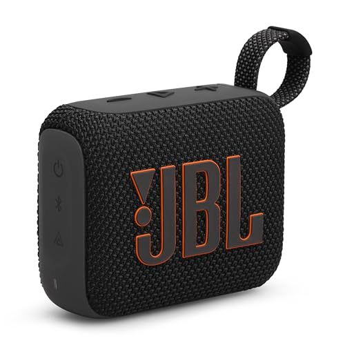 JBL GO 4 Bluetoothスピーカー USB C充電|IP 67防塵防水|アプリ対応|パッシブラジエーター搭載|ポータブル|ブラック po