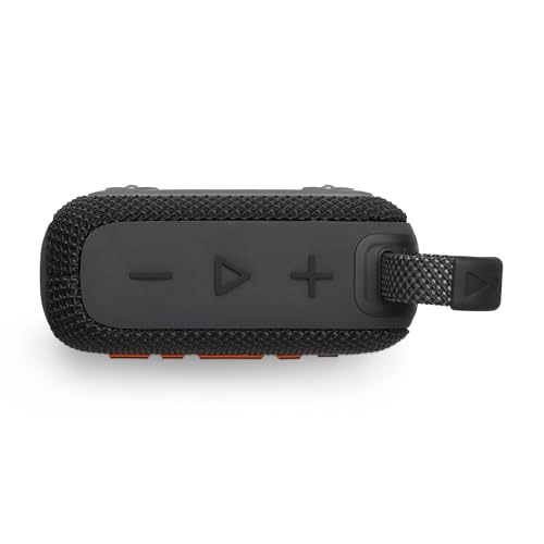 JBL GO 4 Bluetoothスピーカー USB C充電|IP 67防塵防水|アプリ対応|パッシブラジエーター搭載|ポータブル|ブラック po