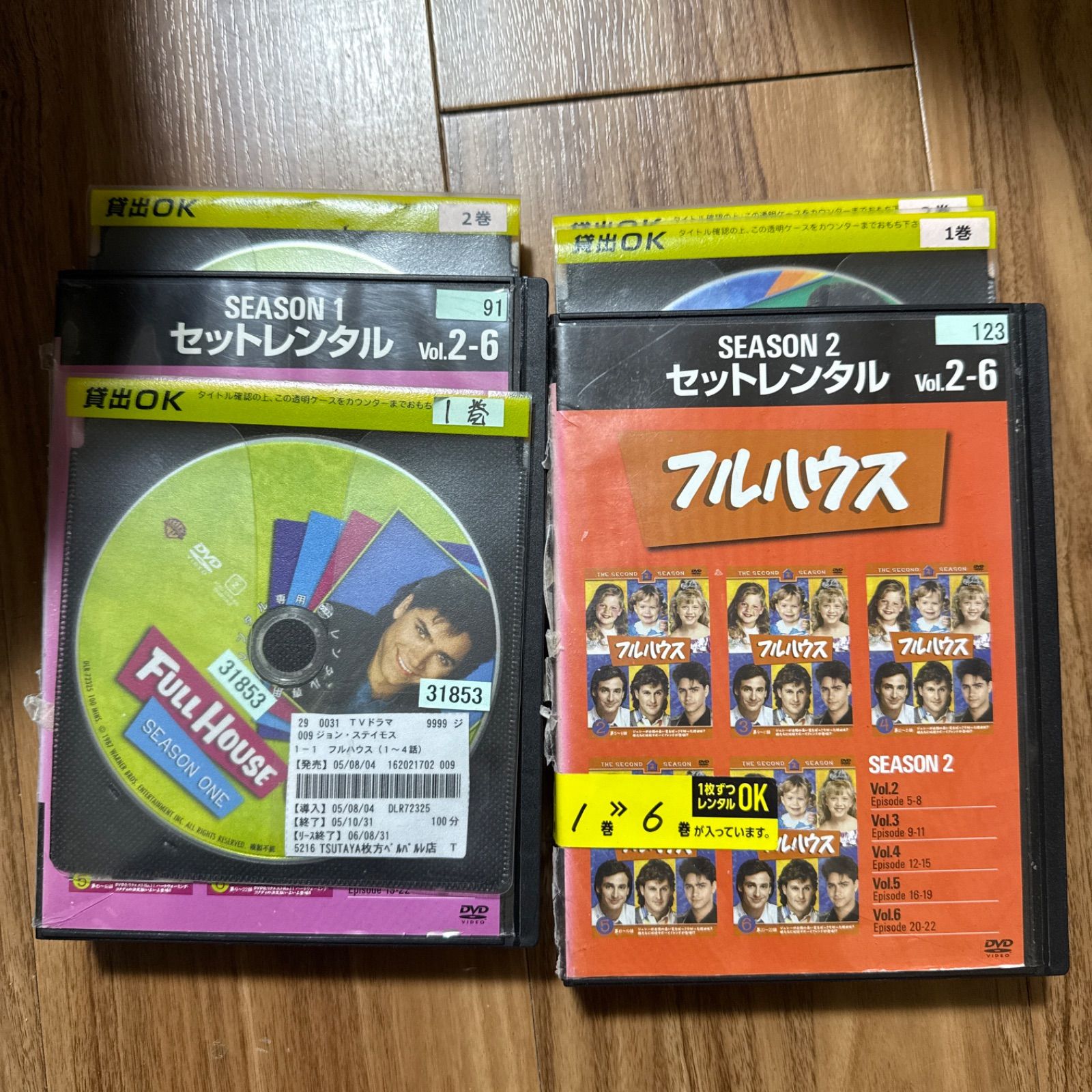 海外ドラマ フルハウス DVD シーズン1.2 全巻セット - メルカリ