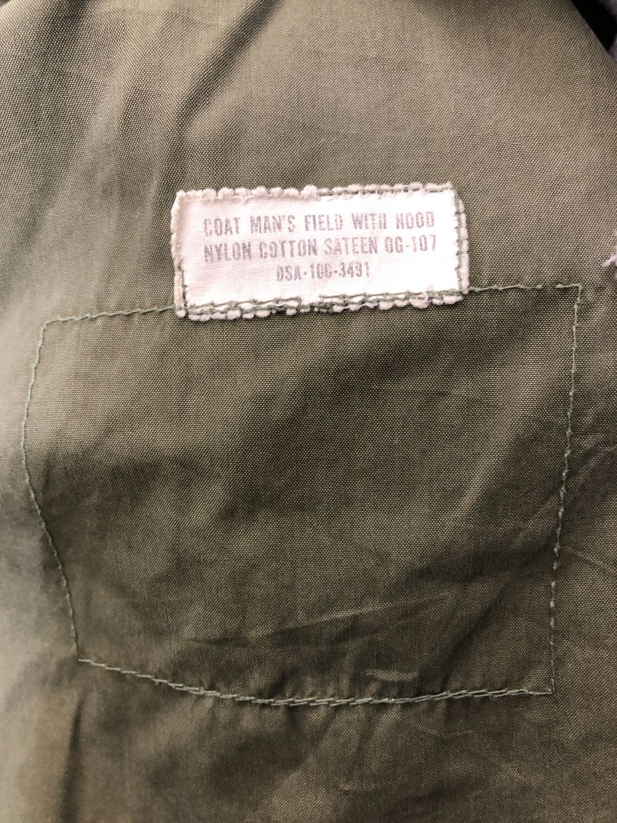 031011 US ARMY DSA-10C-3491 OG-107 M-65 ミリタリー ジャケット