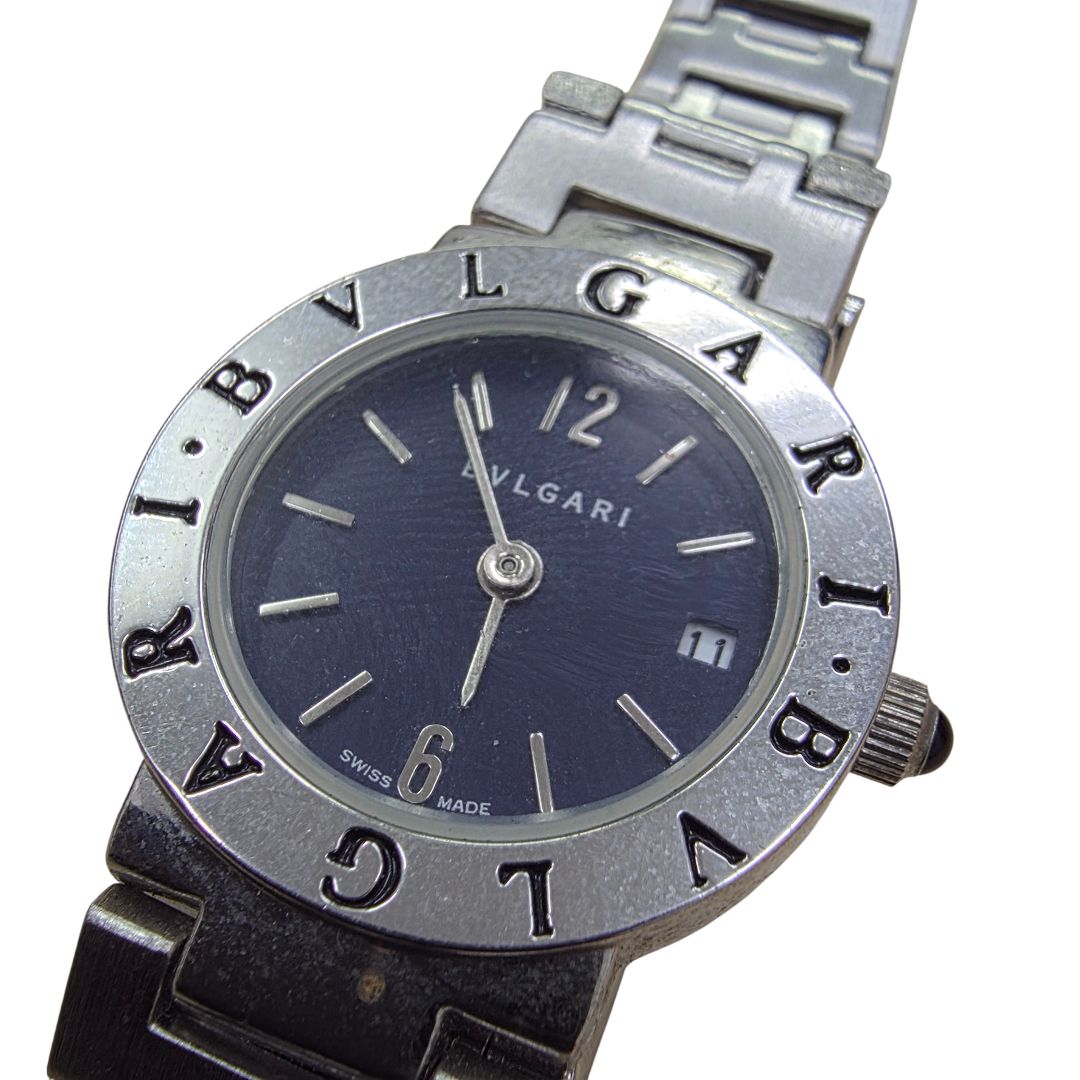 BVLGARI ブルガリ メンズ腕時計 シルバー BB 23 GL