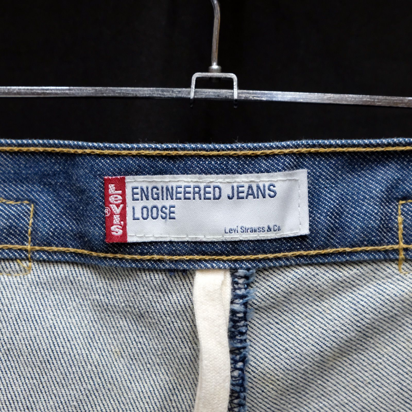 00's Levi's ENGINEERED JEANS LOOSE 立体裁断デニム W30 00002-0835