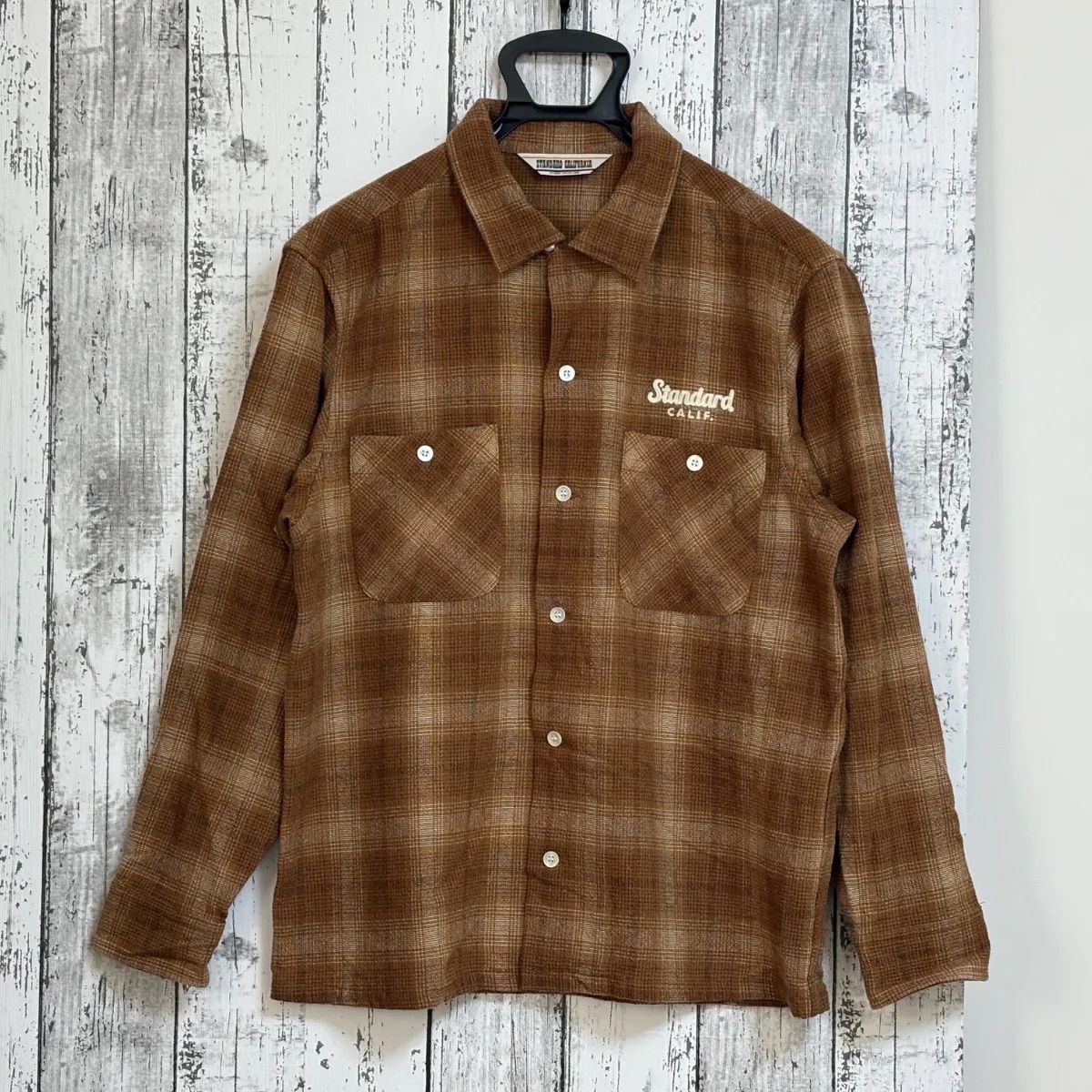 スタンダードカリフォルニア SD Wool Check Shirt ウールシャツ 
