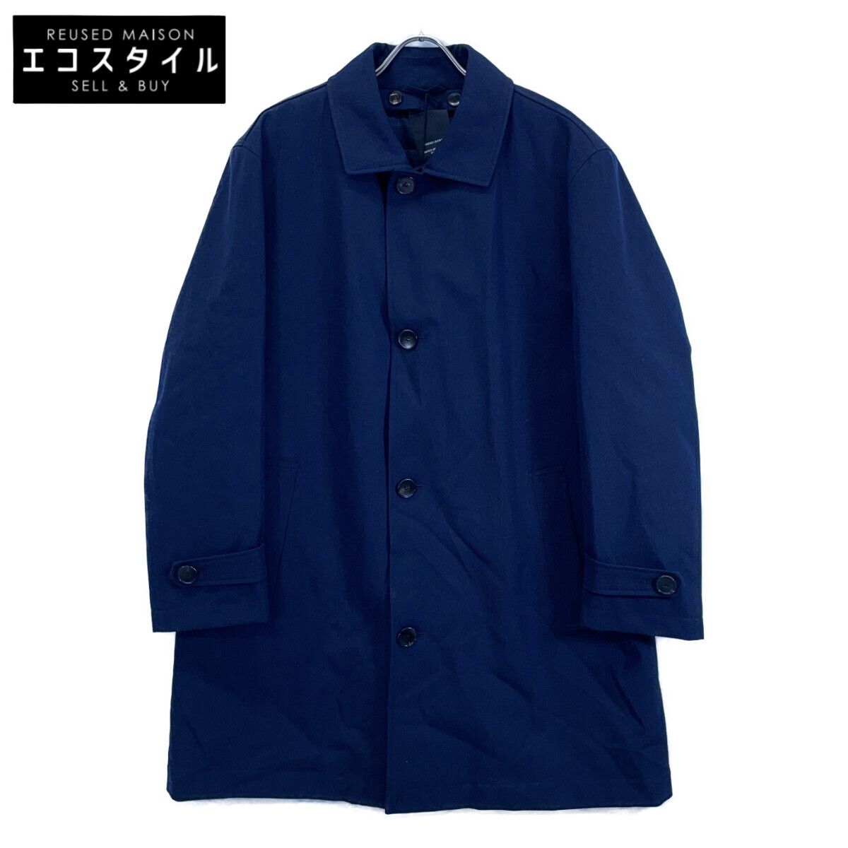 HUGO BOSS ヒューゴボス ﾈｲﾋﾞｰ ﾗｲﾅｰ付き ｽﾃﾝｶﾗｰｺｰﾄ 54