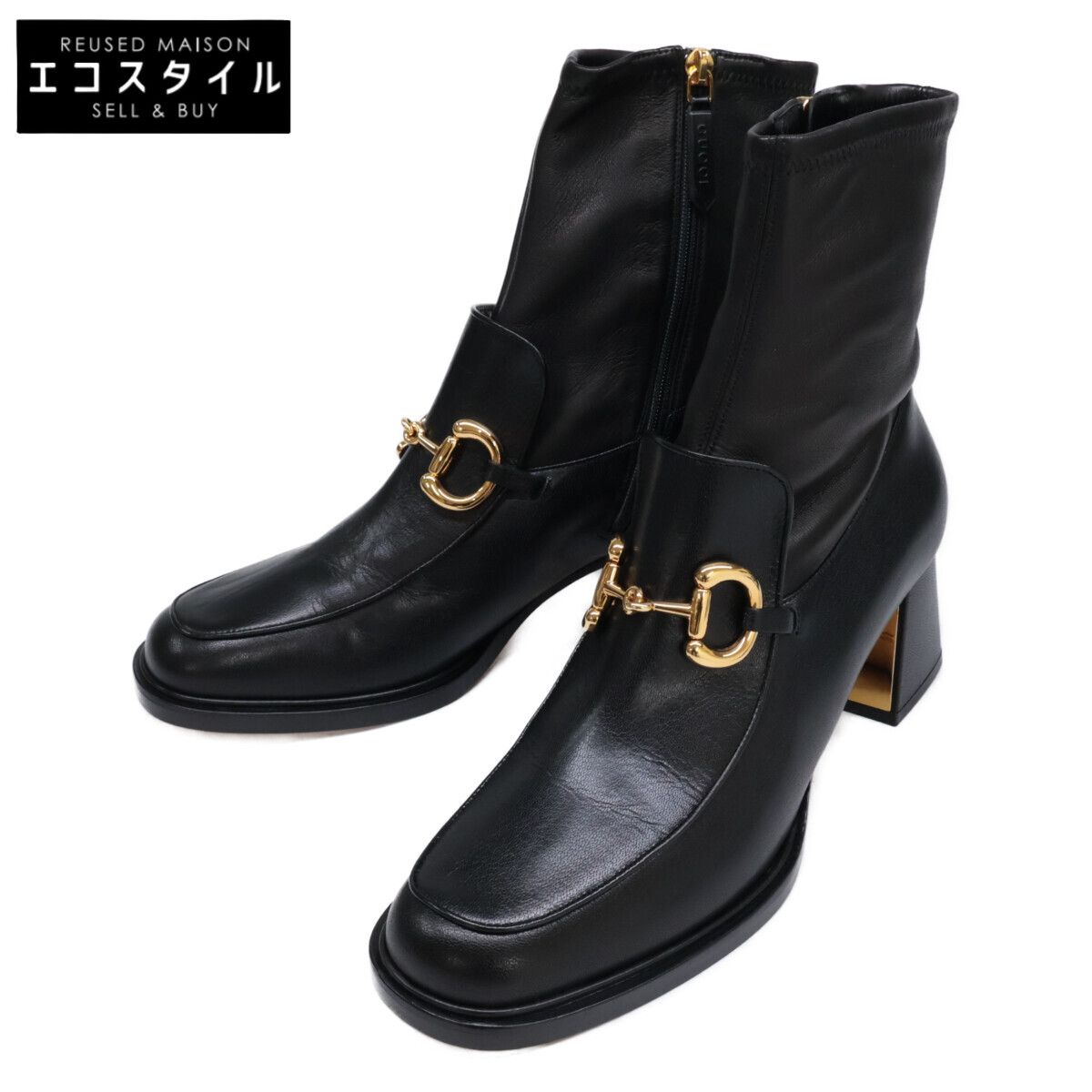 GUCCI グッチ 719830 ホースビット ウィメンズ ブーツ 41