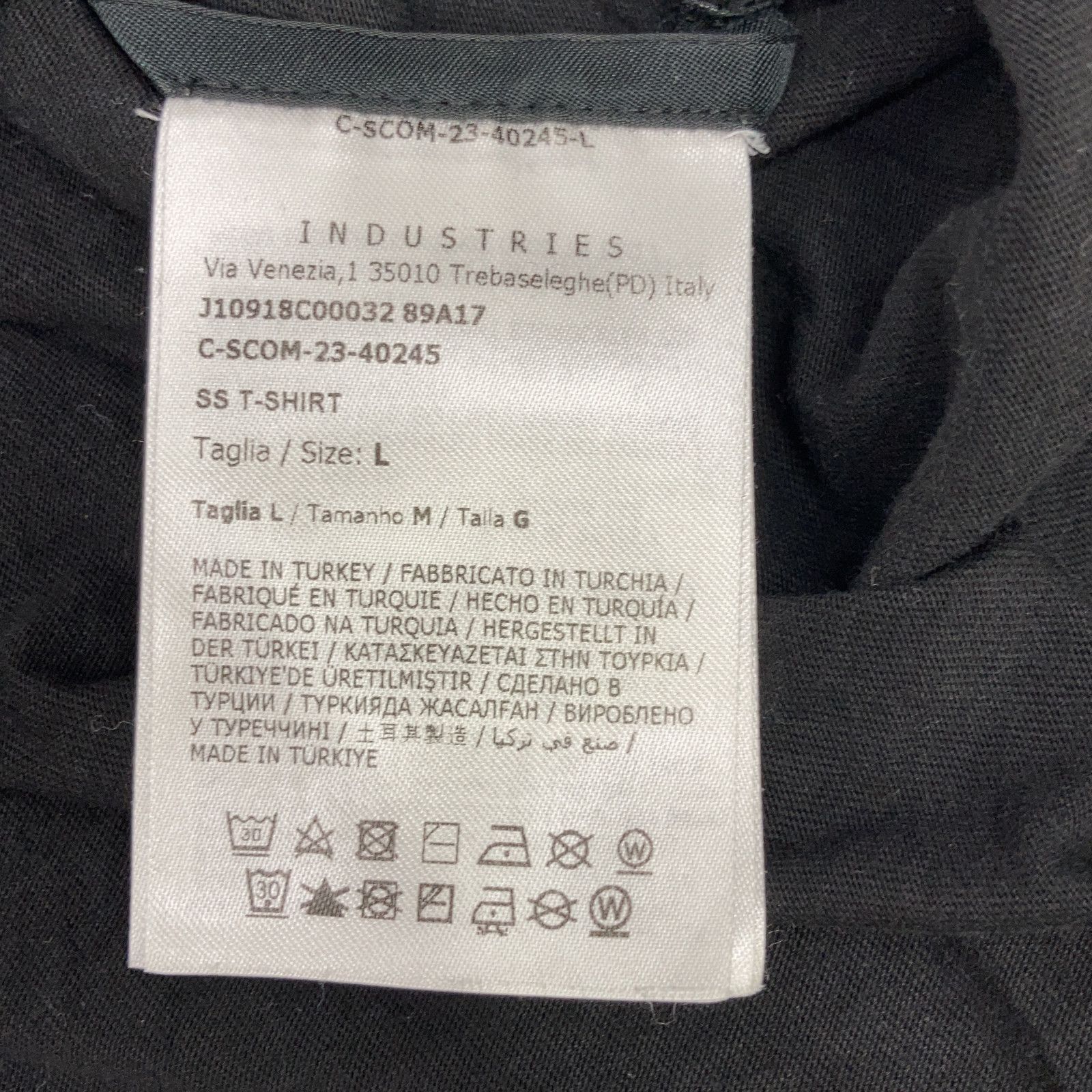 MONCLER モンクレール 23年製 ﾌﾞﾗｯｸ SSｰTｼｬﾂ L - メルカリ