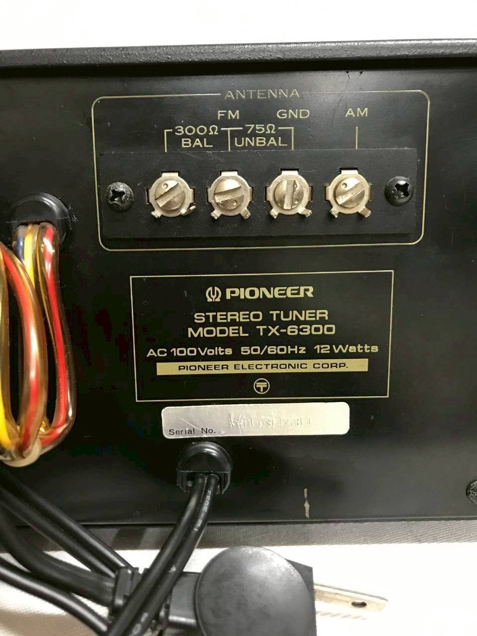 北見市発】パイオニア PIONEER STEREO TUNER TX-6300 1974年製 