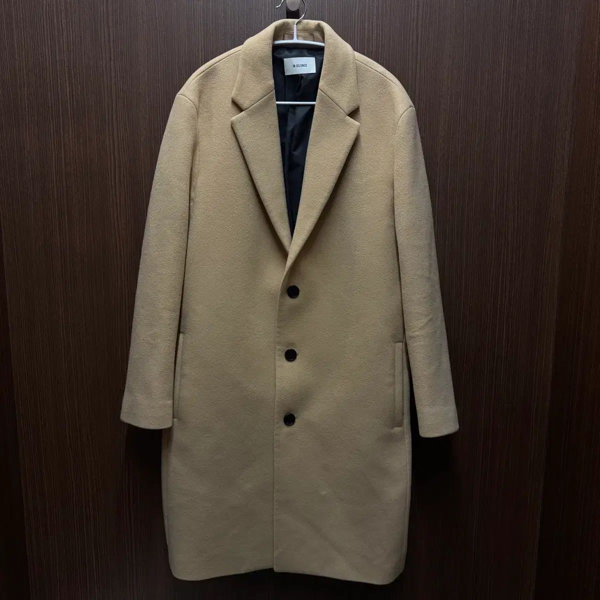 INSILENCE ウール＆カシミア シングル コート M