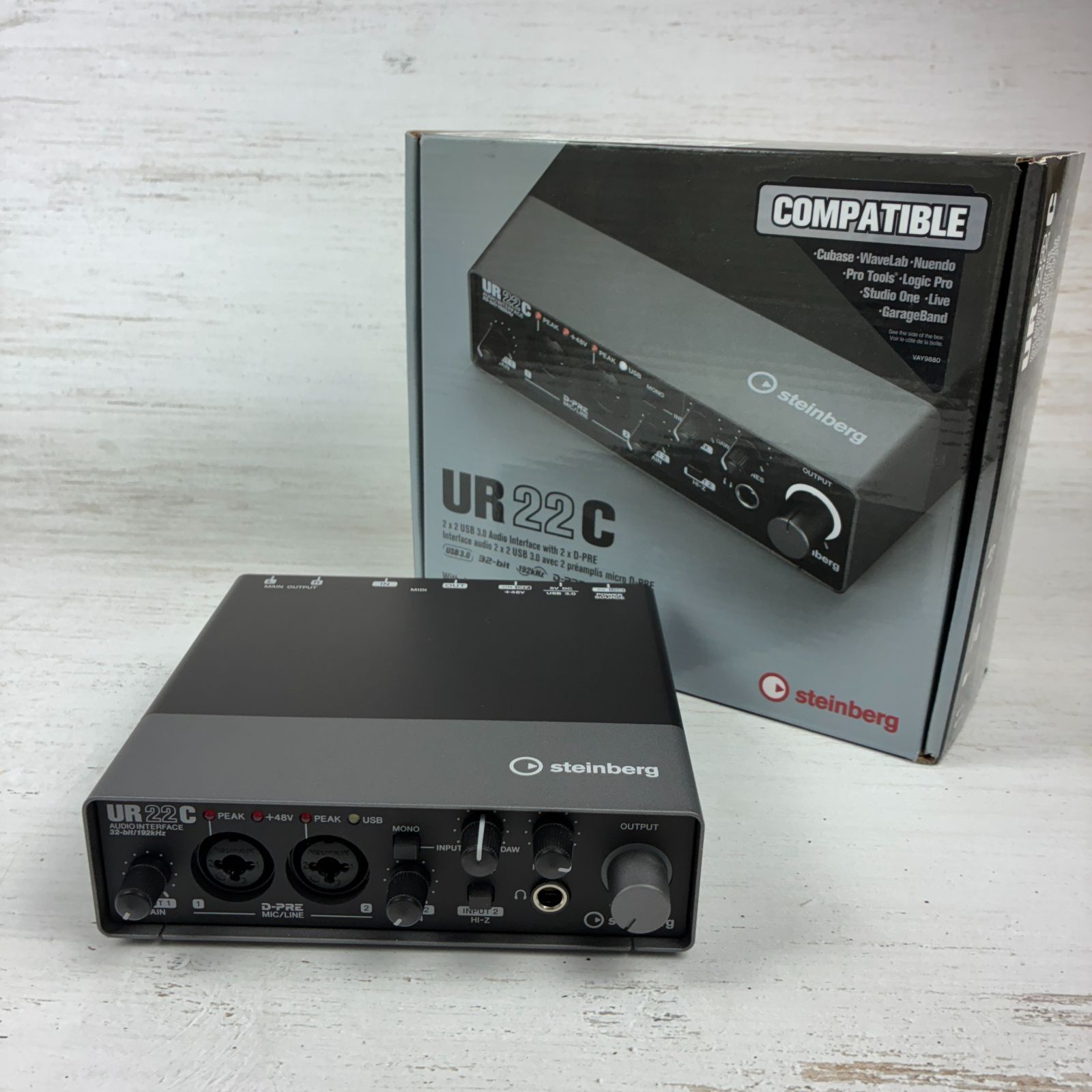 STEINBERG UR22C USB3.0（Type-C） オーディオインターフェース