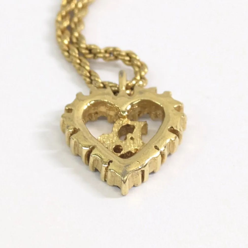 ヴィンテージ Christian Dior/ディオール ゴールド GP ネックレス