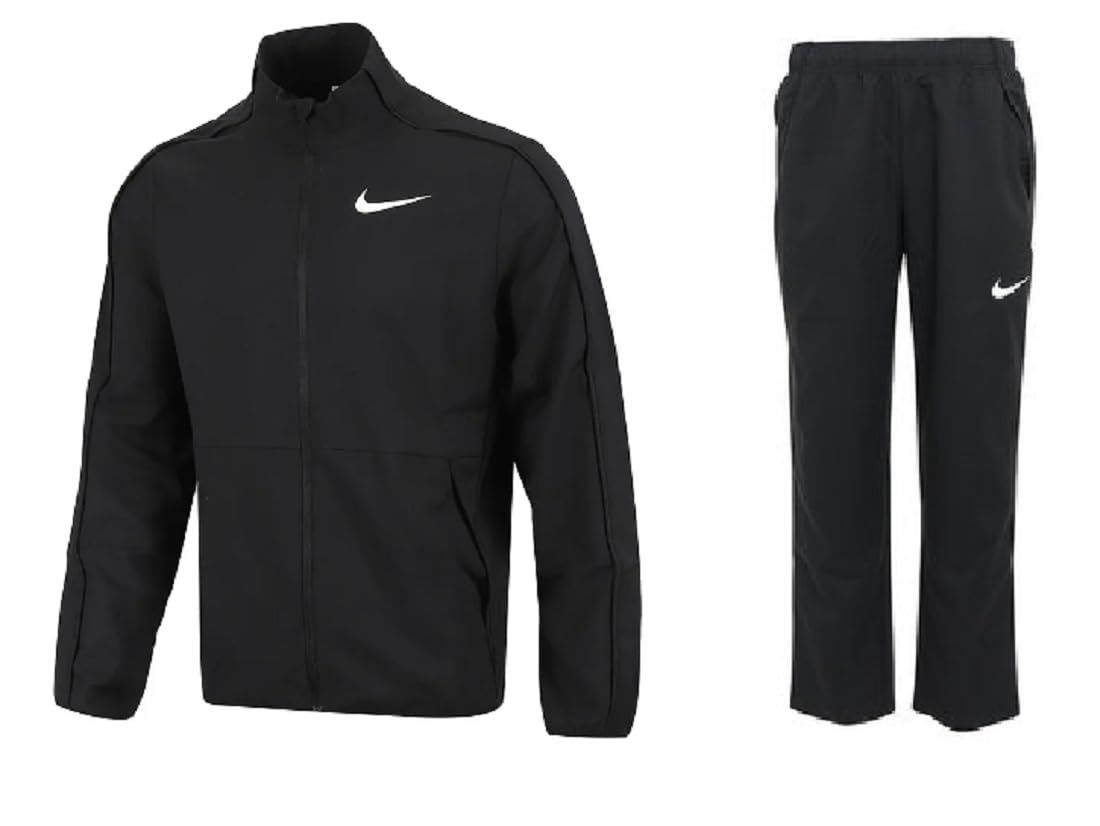 ナイキ 軽量ウーブン ジャケット×ロングパンツ 上下セットジャージ XL 176-185 cm DM ブラック