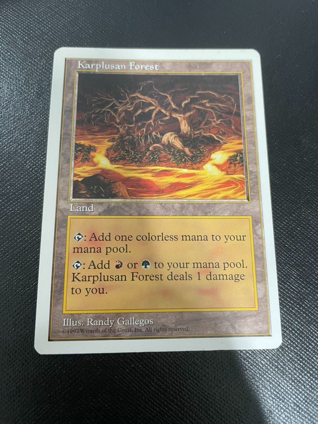 MTG・土地】カープルーザンの森/Karplusan Forest(英語) - メルカリ