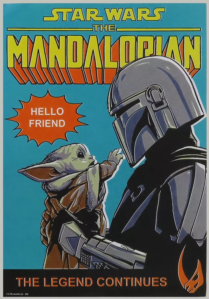 A賞　まとめ売り　マンダロリアン　アクリル　ポスター □《5月4日(土)10:00〜 発売開始！》Happyくじ STAR WARS マンダ