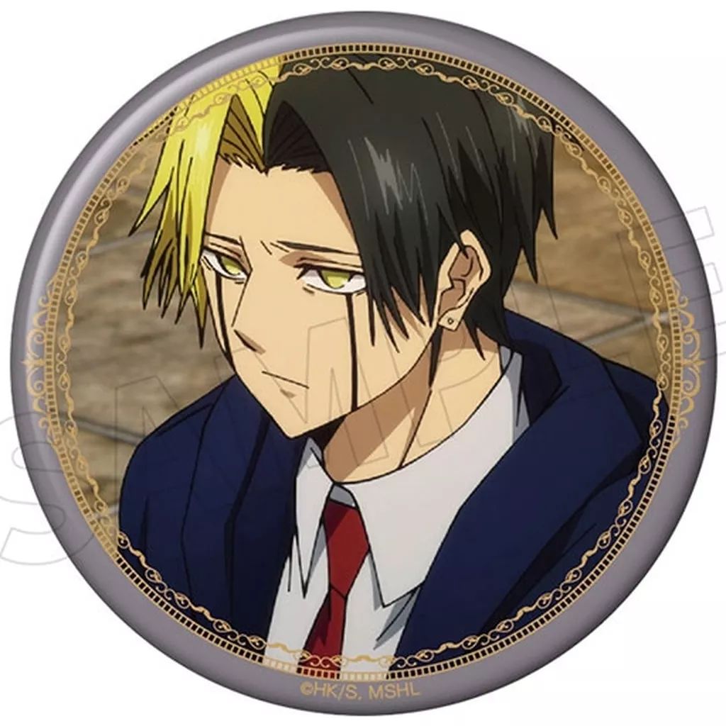 中古】バッジ・ビンズ F.レイン・エイムズ BIGホロ缶バッジ