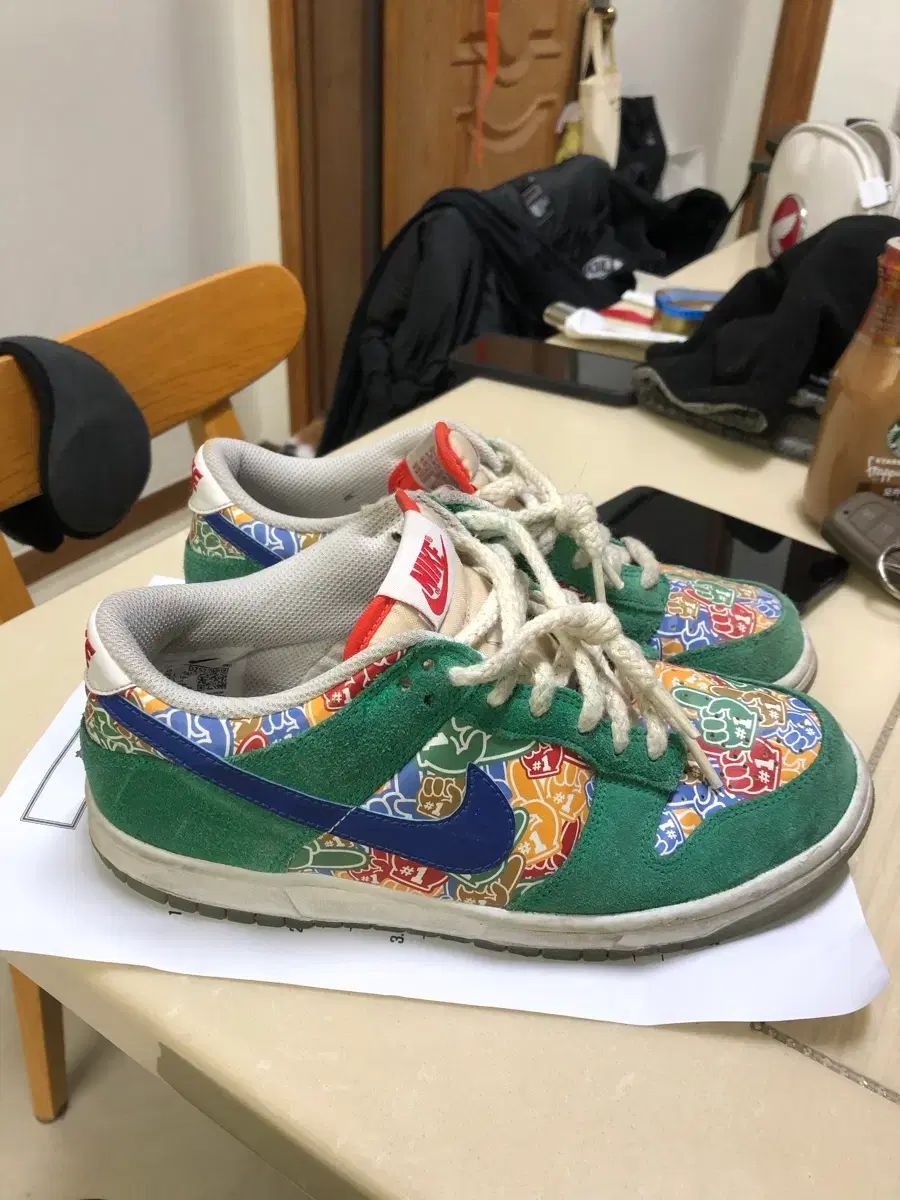 ナイキGS ダンク ロー フォーム Ping 245ミリ