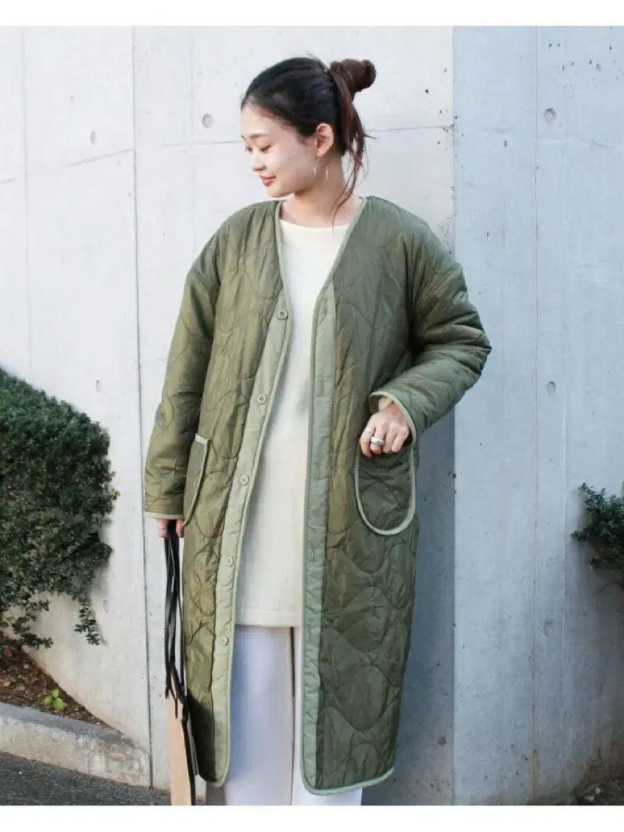 アルファ×ビームス 別注 リバーシブル ボア キルティング コート