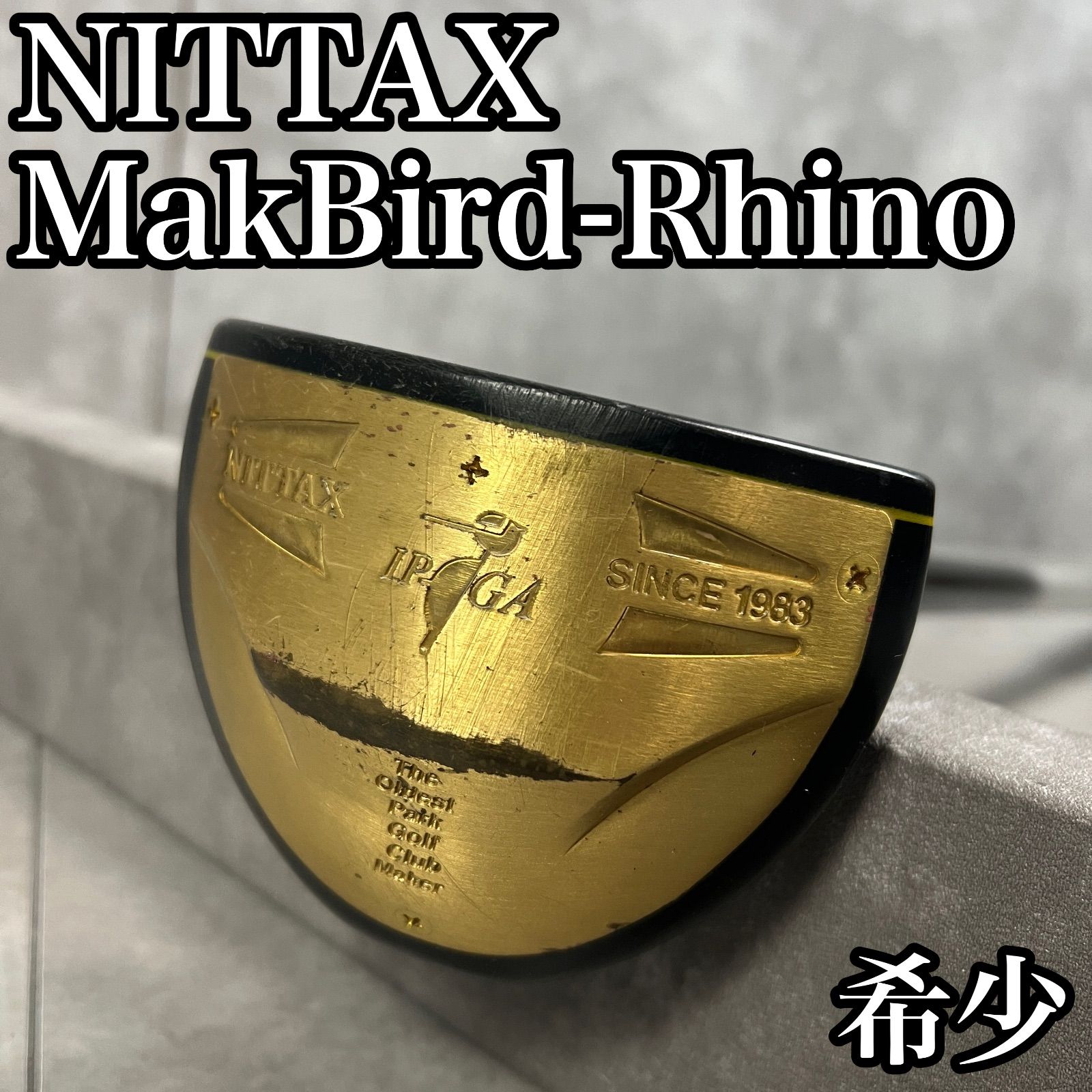 フォローで割引 NITTAX ニッタクス パークゴルフ MakBird Rhino マクバード 右利き -01