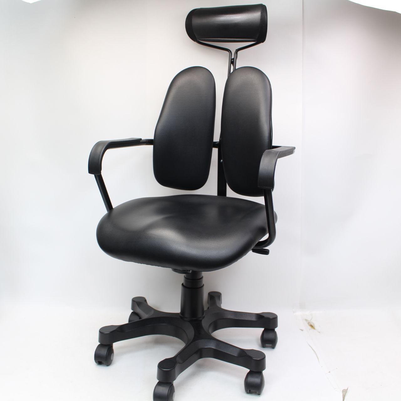 001 デュオレスト DUOREST デュオレハイ2 ブラック ニトリ ワーキングチェア 2025年製