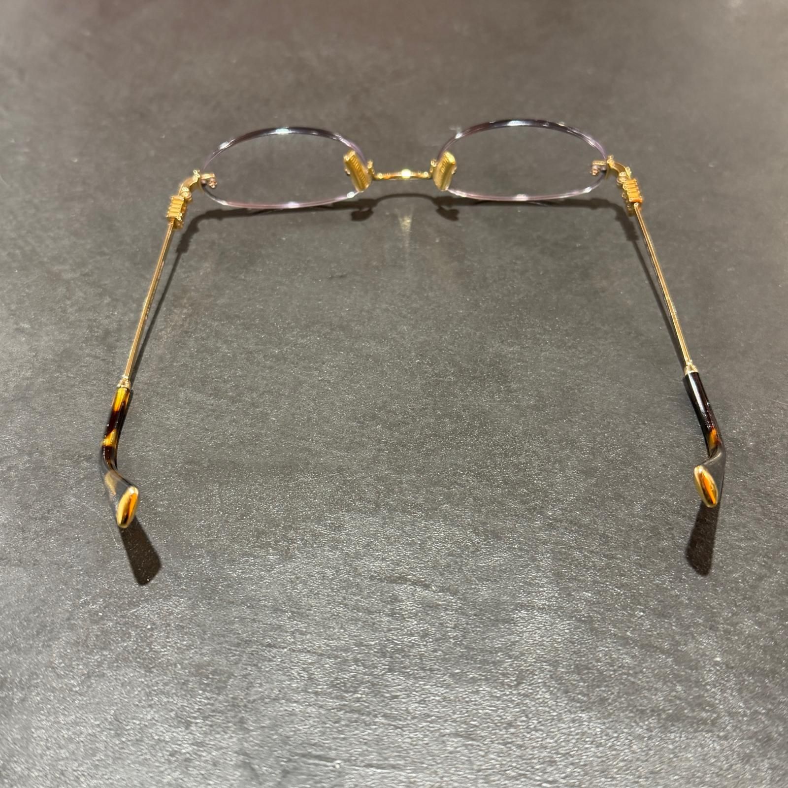 参考上代69300円 MIUMIU ロゴ サングラス リムレスメガネ ミュウミュウ