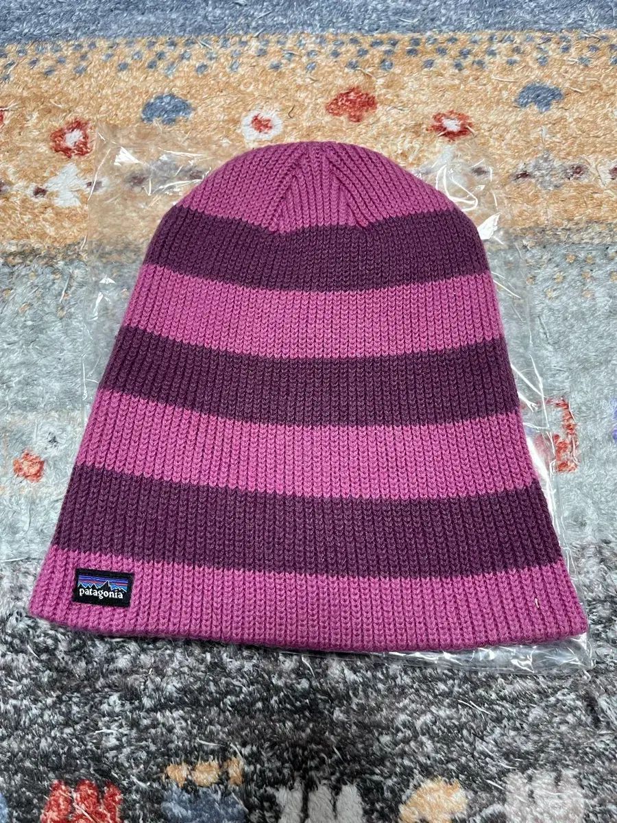 ヴィンテージ patagonia パタゴニア ストライプ ビーニー ウール 帽子
