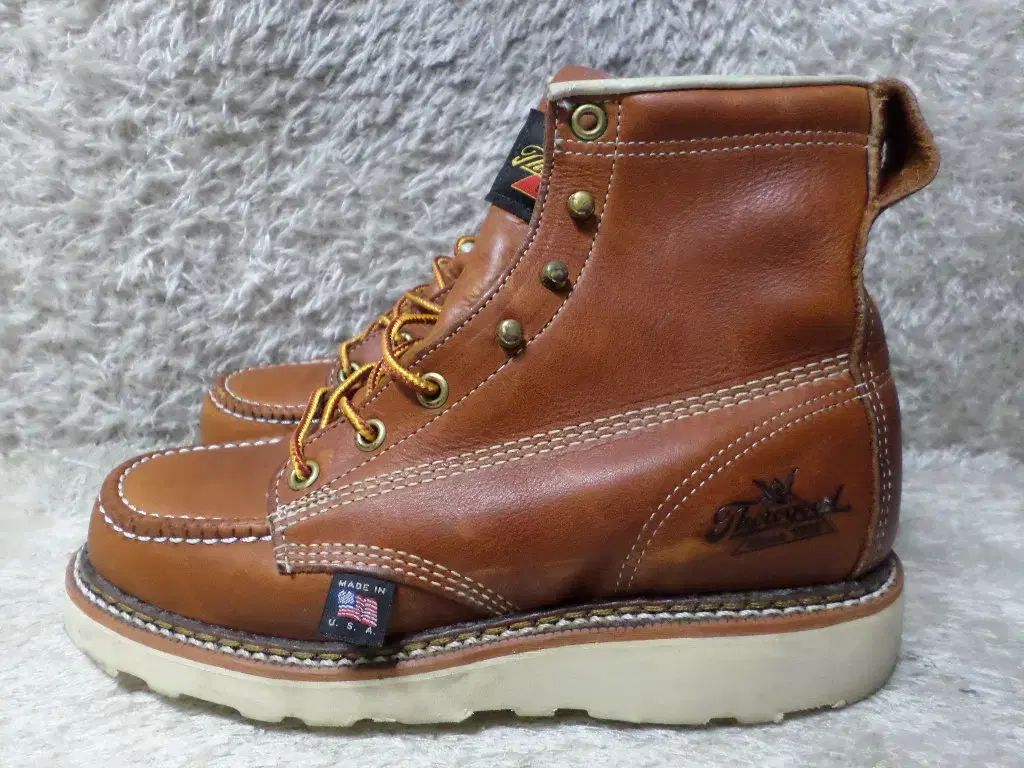 245 Thorogood ソログッド モックトゥ ブラウン ウォーカーブーツ 靴