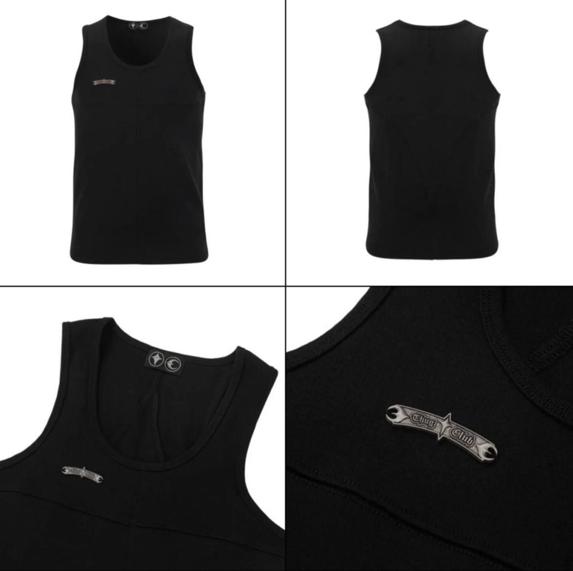新品未開封】THUG CLUB サグクラブ タンクトップ ブラック 黒 2サイズ