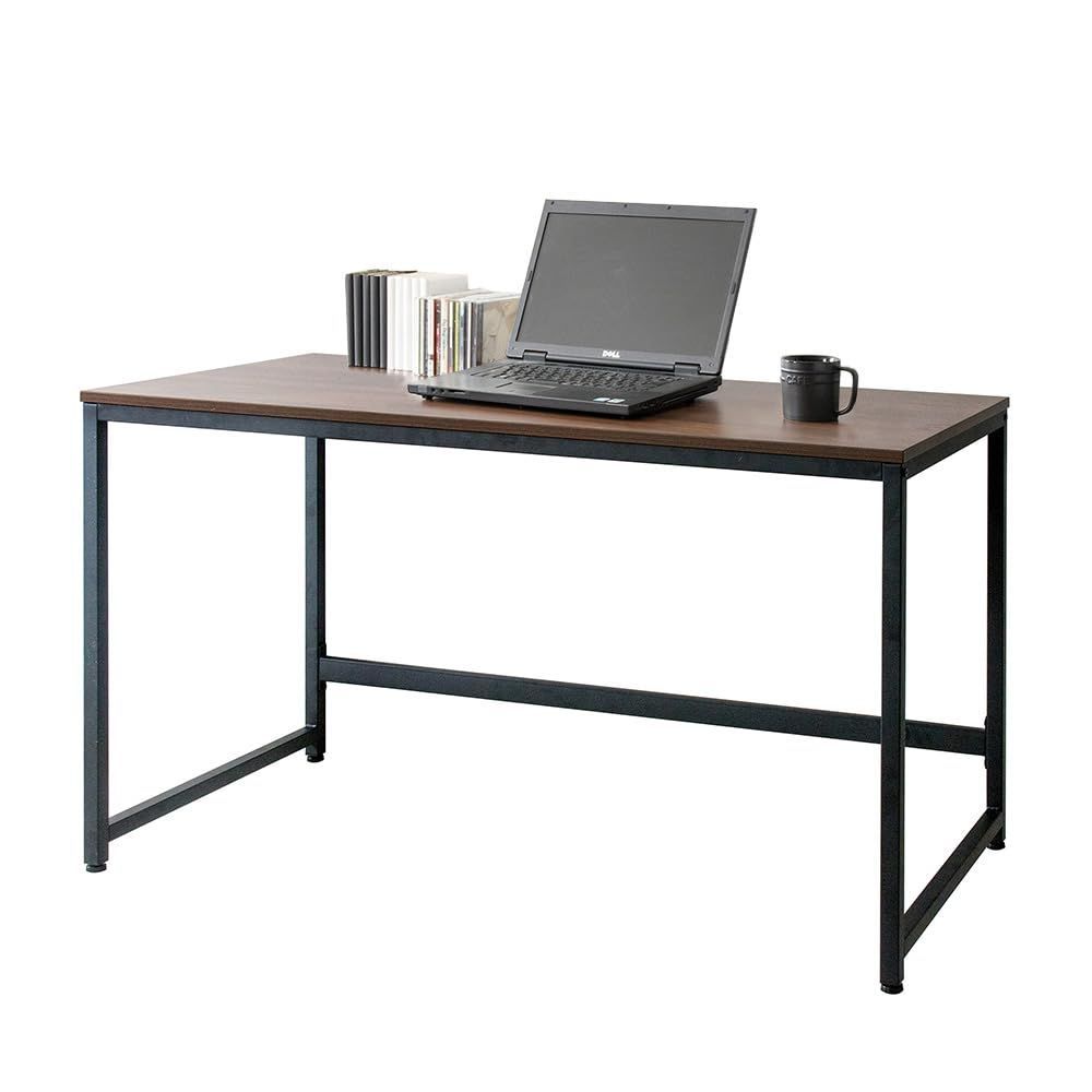 数量 デスク パソコンデスク オフィス 机 PCデスク テレワーク アイリスプラザ 幅120㎝ PCDES-120 ブラック|ブラウン