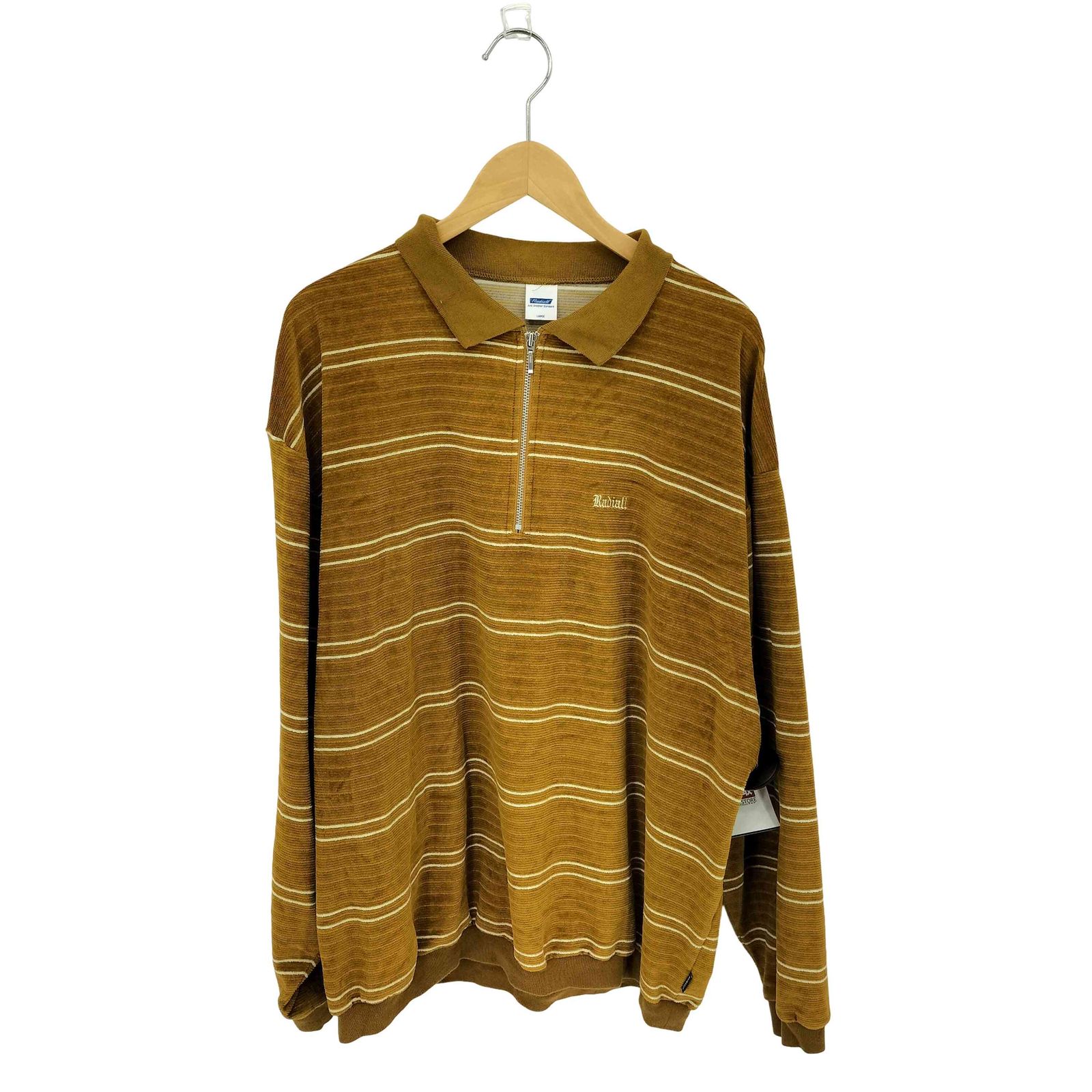 ラディアル RADIALL HALF ZIP POLO SHIRT L|S メンズ JPN L