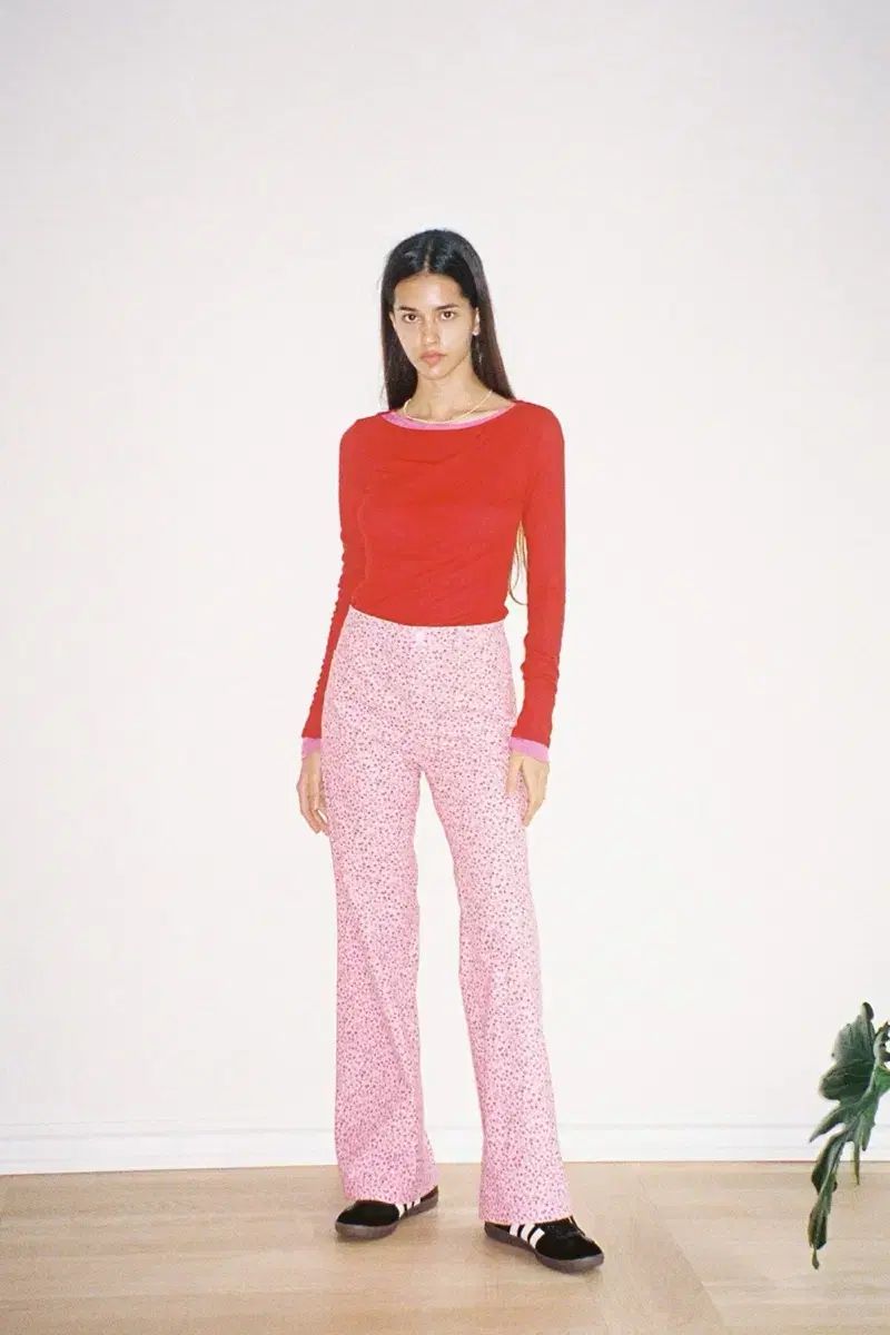 ヌアヌ ズボン Kira パンツ キラ ピンク