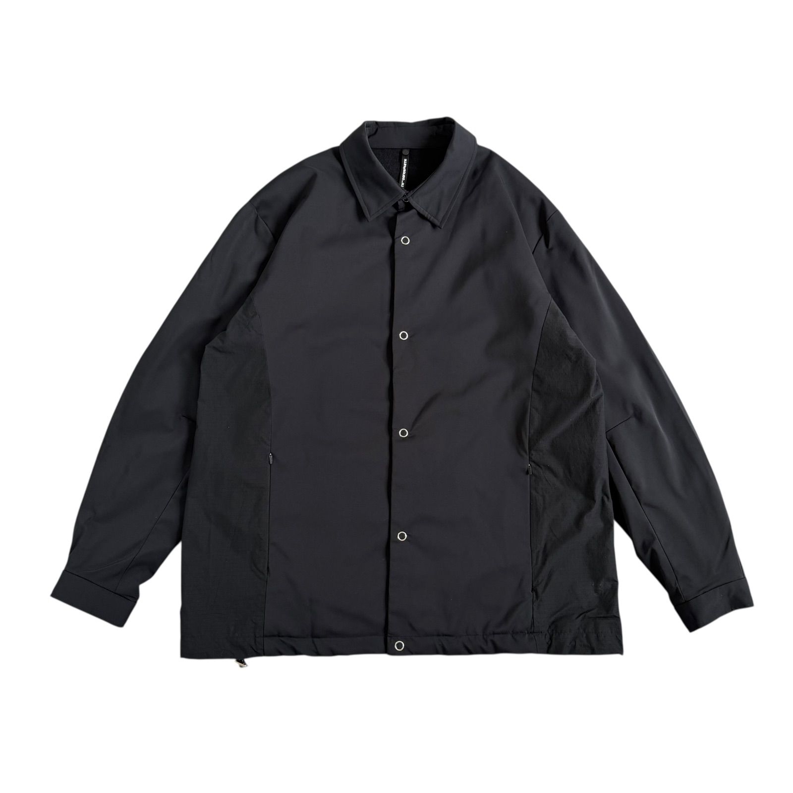 H.I.P.by SOLIDO | エイチアイピーバイソリード 高機能 コーチジャケット ブラック 切替デザイン 04 XLサイズ 日本製