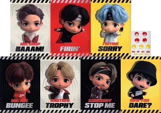 中古】クリアファイル BTS(防弾少年団) Lホルダー(A4クリアファイル)7