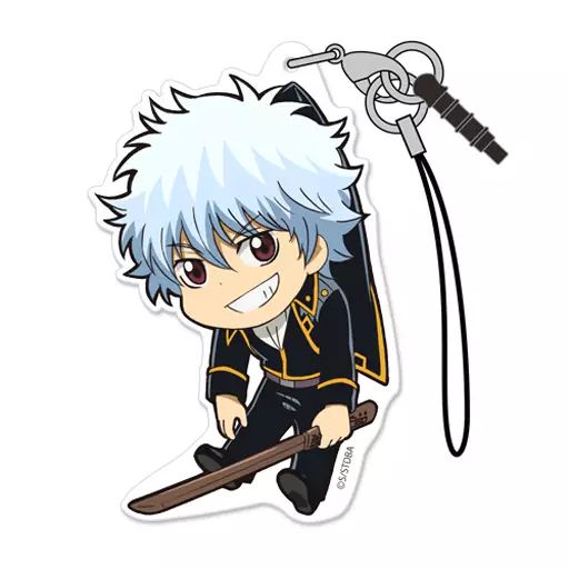 中古】ストラップ(キャラクター) 坂田銀時 真選組隊服Ver. 銀さん