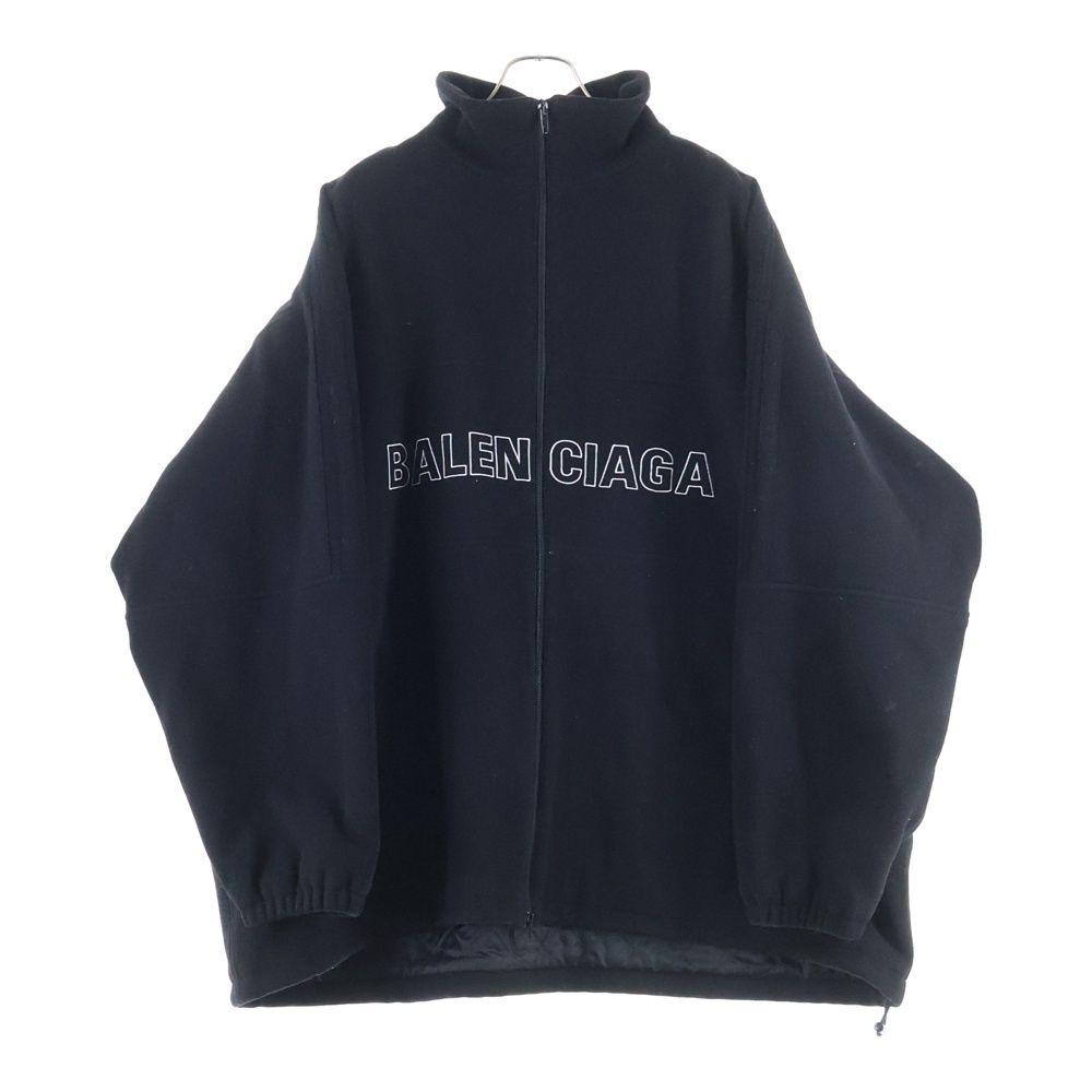 バレンシアガ 18 AW Fleece Track Suit Jacket フリース トラックスーツジャケット ブラック 534315 TBU 14