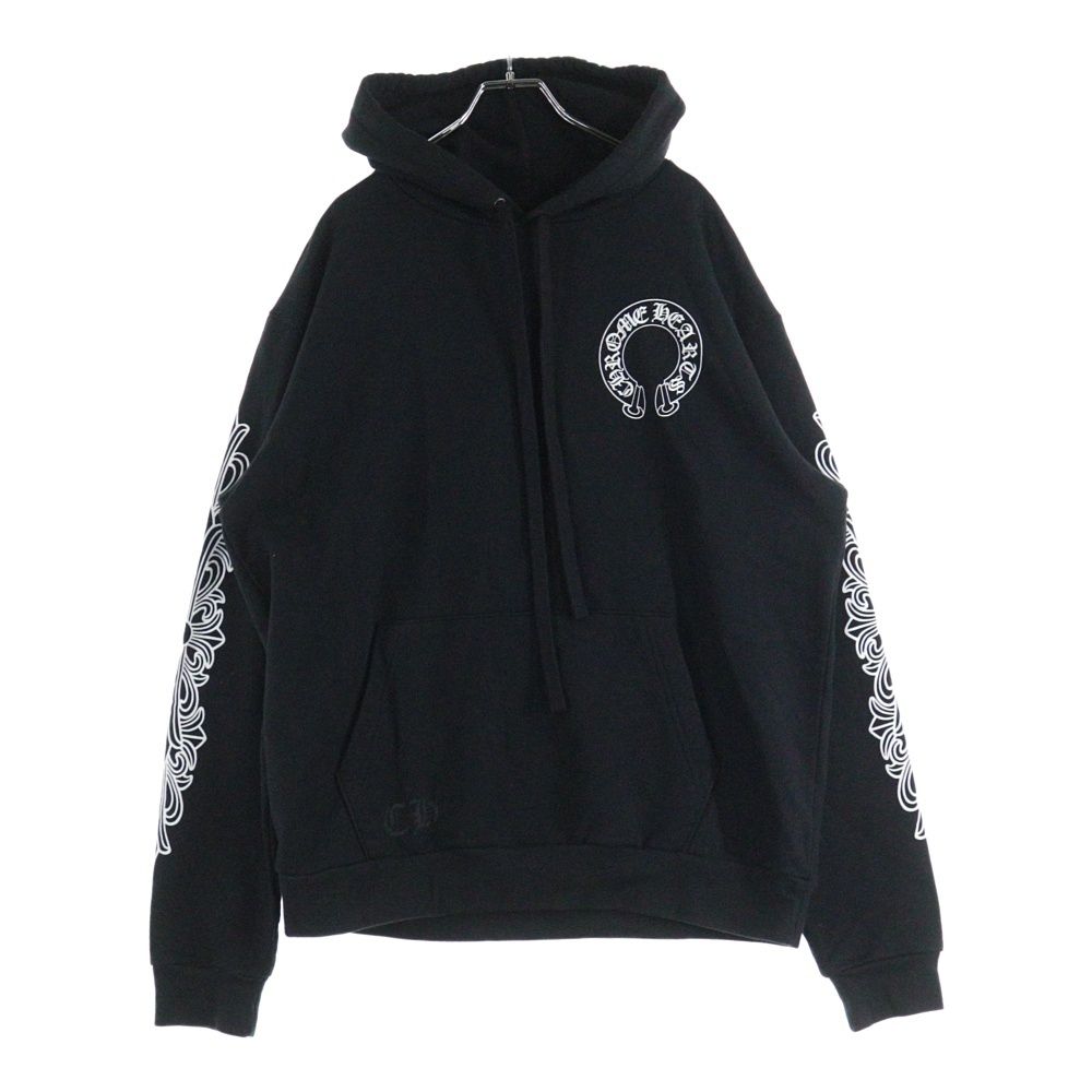 CHROME HEARTS (クロムハーツ) SWTSHRT PLVR バックホースシュー袖