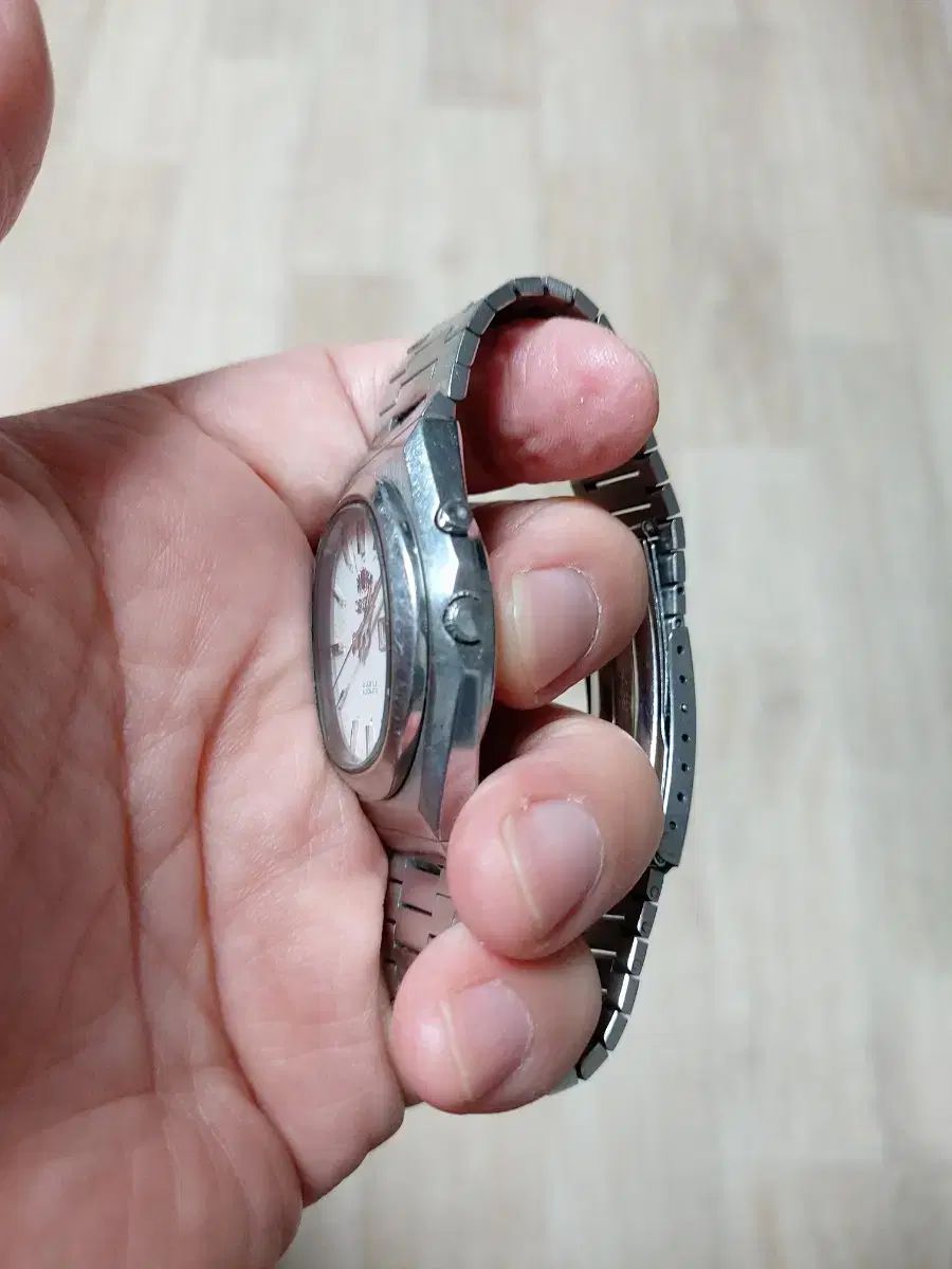  オリエント ヴィンテージ オートマチック 腕時計 メタルバンド ジャストフィット 自動巻き時計 腕時計(アナログ)