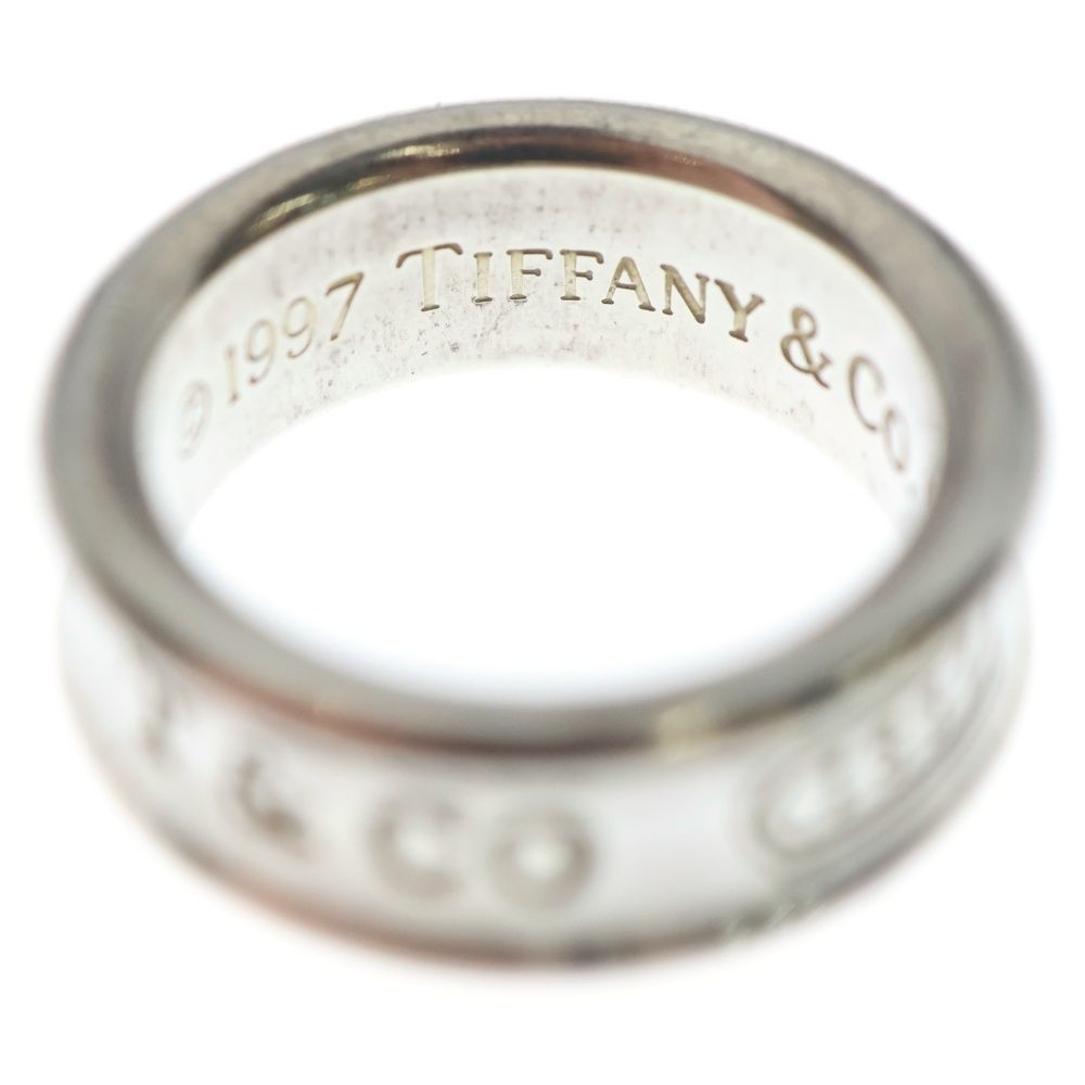  TIFFANY - Co. ティファニー 1837 ナローリング 指輪 SV 925 シルバー 8 7.3 g リング 指輪 アクセサリー