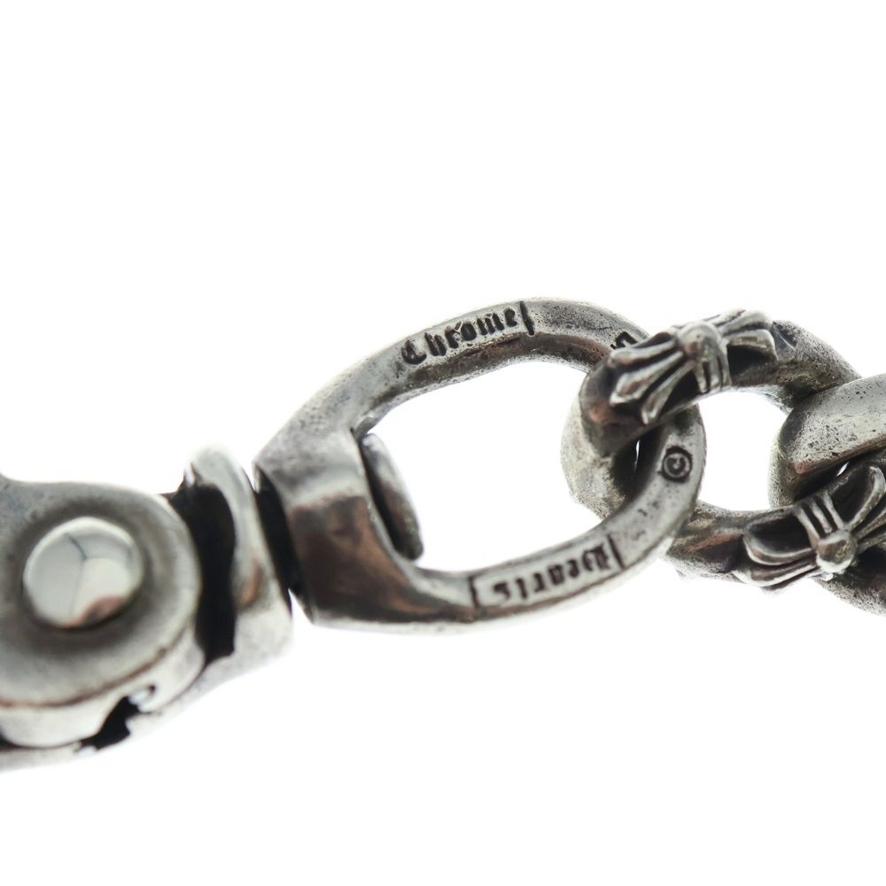 クロムハーツ   FANCY LONG-2 2クリップロングファンシー シルバーウォレットチェーン 中古 SS07 CHROME HEARTS (クロムハーツ) FANCY LONG-T/2クリップロング