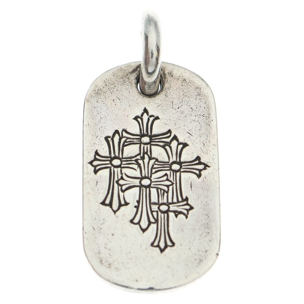 CHROME HEARTS クロムハーツ CEMETERY CROSS DOGTAG セメタリークロス スモール ドッグタグ ペンダントトップ シルバー