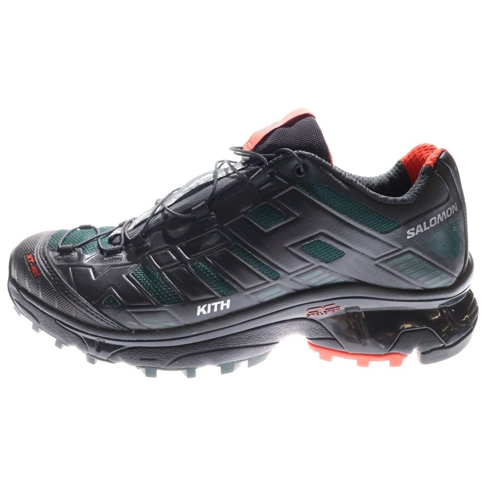 SALOMON サロモン ×KITH ローカットスニーカーブラック|グリーン US 9|27 cm 477723