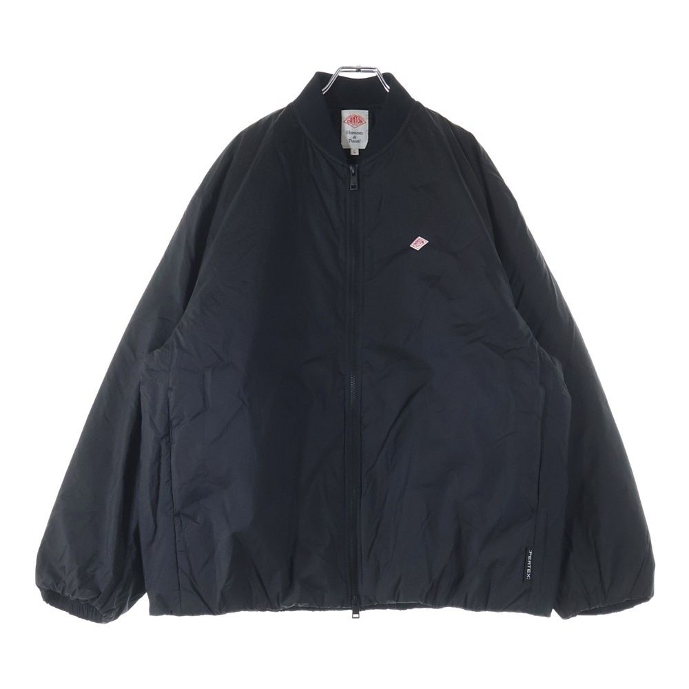 DANTON ダントン INSULATION BOMBER JACKET 中綿 ジップアップ ボンバージャケット ブラック